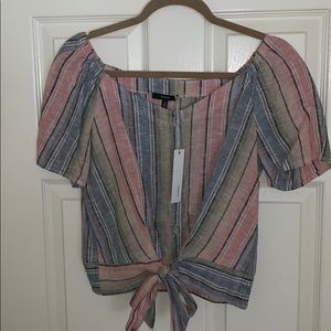 BNWTS Drew Chambray Lilac Stripe